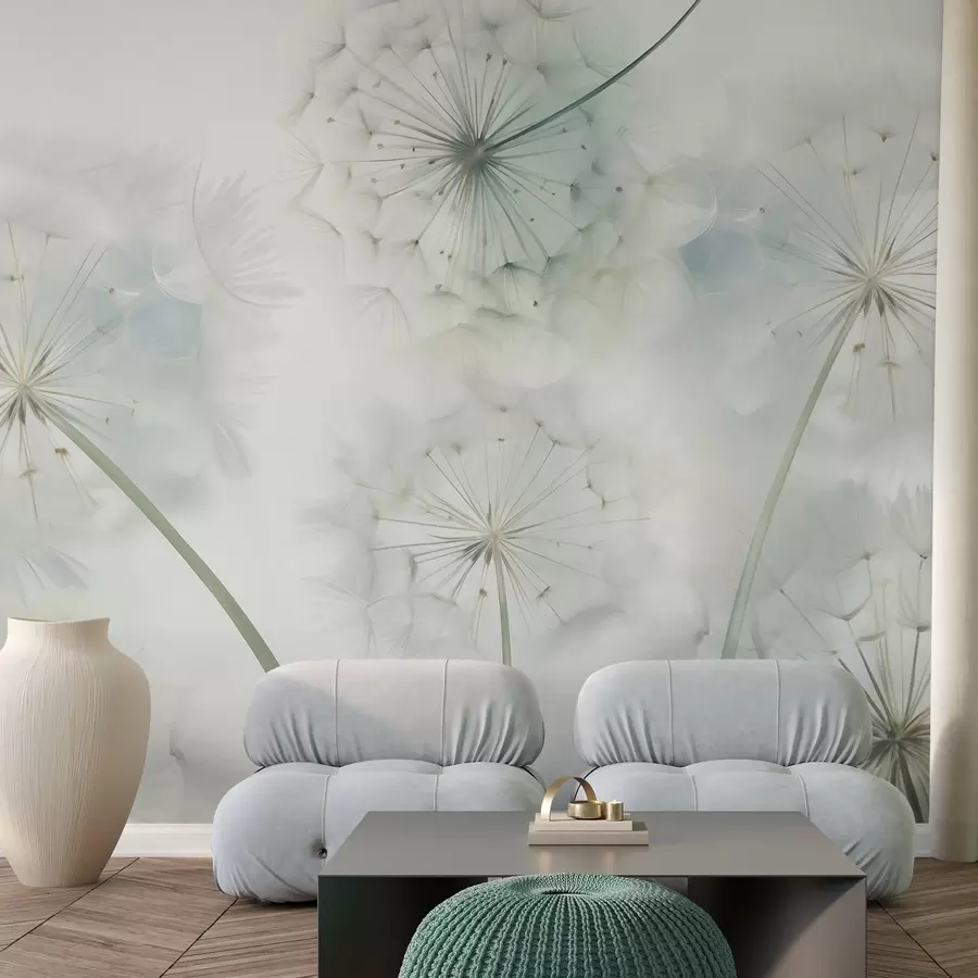 Wall Mural Photo Wallpaper Abstract dandelions imitation of painting w05664