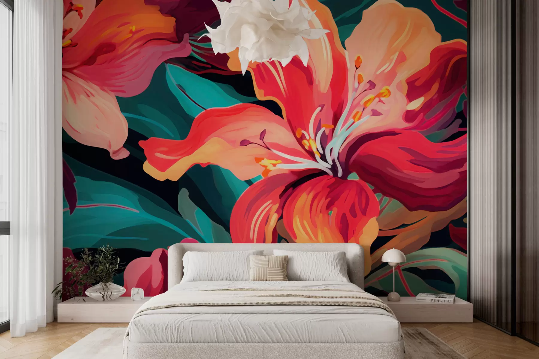 Wall Mural Photo Wallpaper Lilies w05675