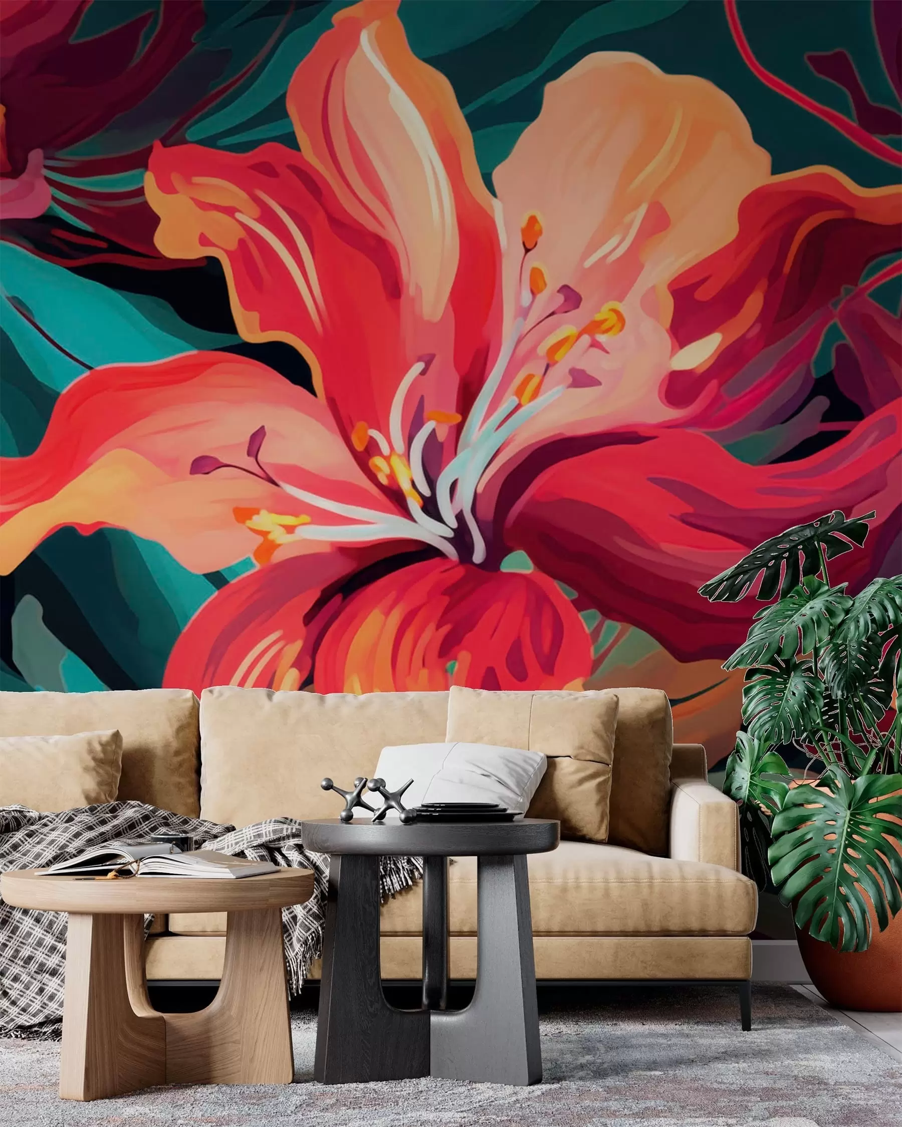 Wall Mural Photo Wallpaper Lilies w05675