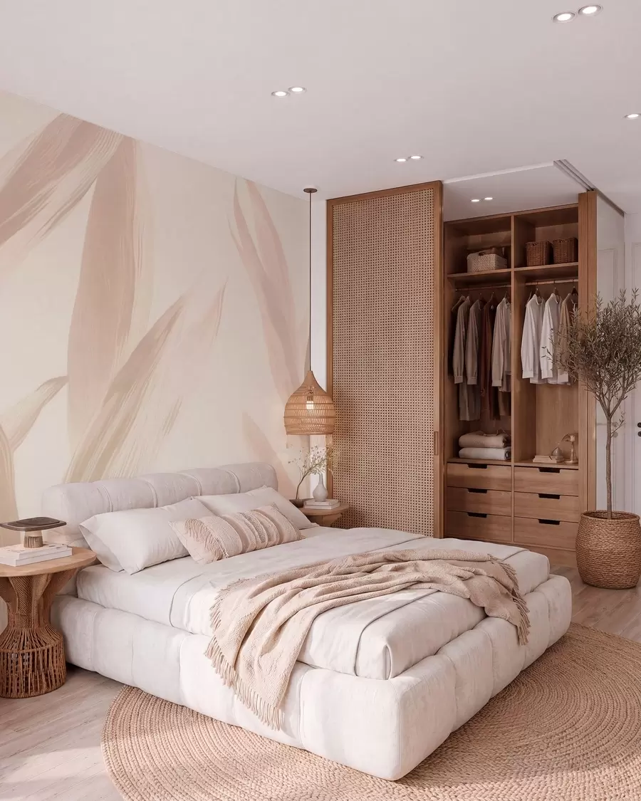 wall murals Pointed leaves w05680
