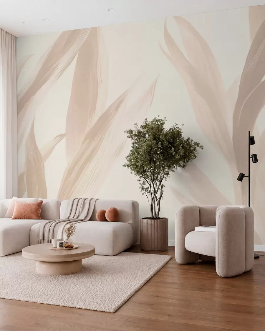Wall Mural Photo Wallpaper Pointed leaves w05680