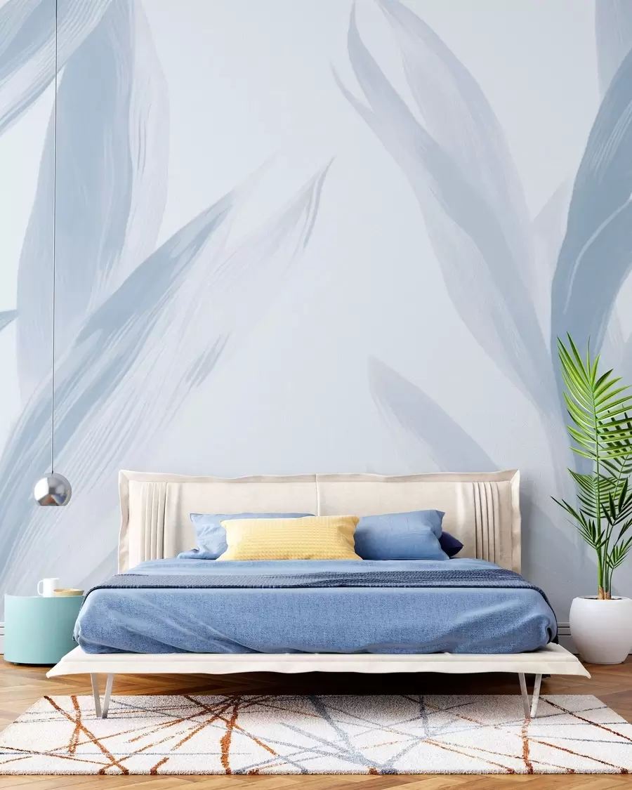 peintures murales Feuilles pointues w05680v1