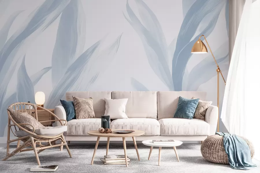 murales Hojas puntiagudas w05680v1