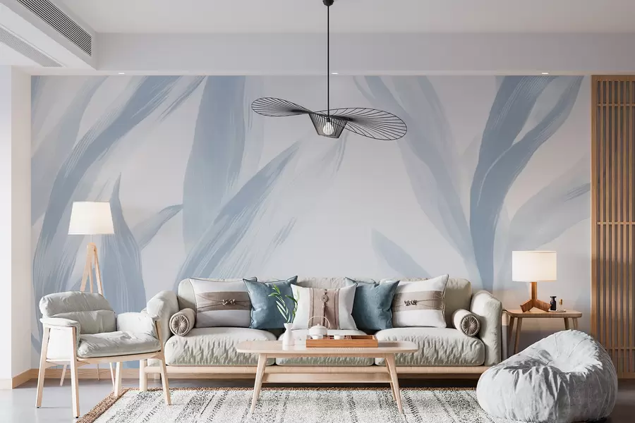 peintures murales Feuilles pointues w05680v1
