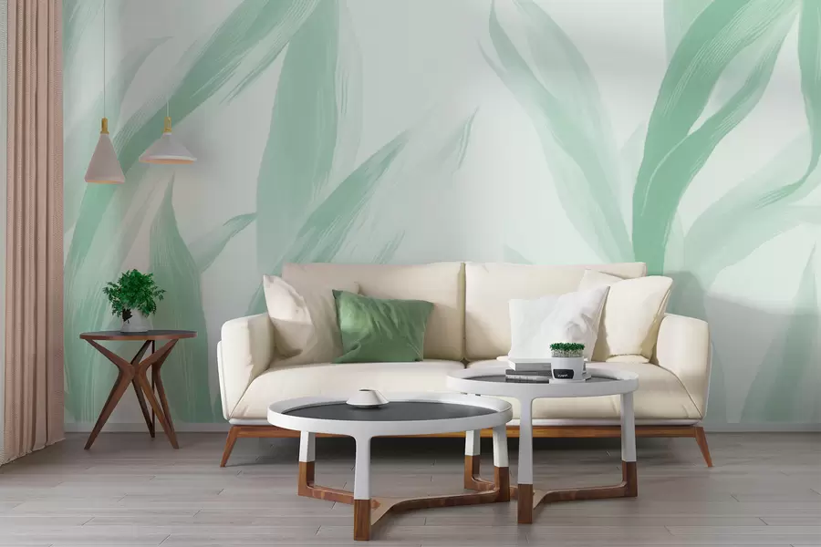 murales Hojas puntiagudas w05680v2