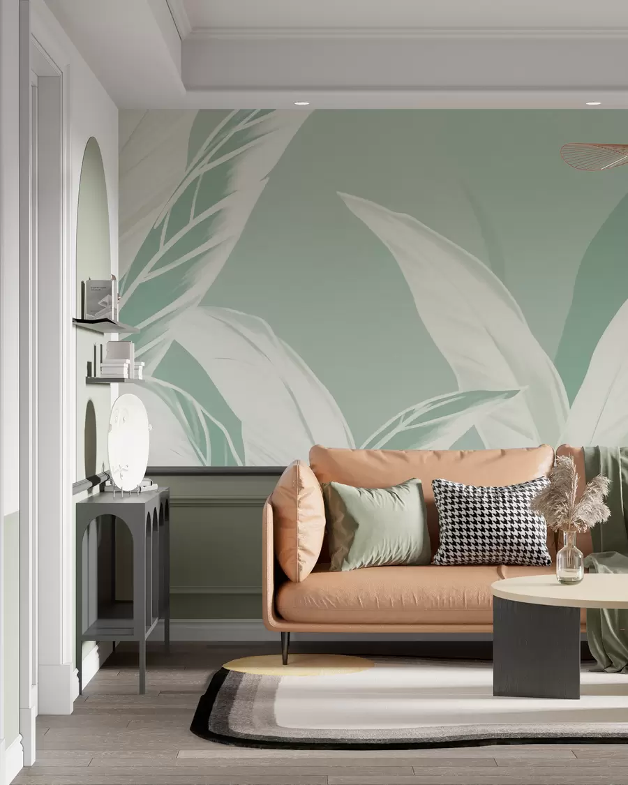 Wall Mural Photo Wallpaper Long banana leaves w05681