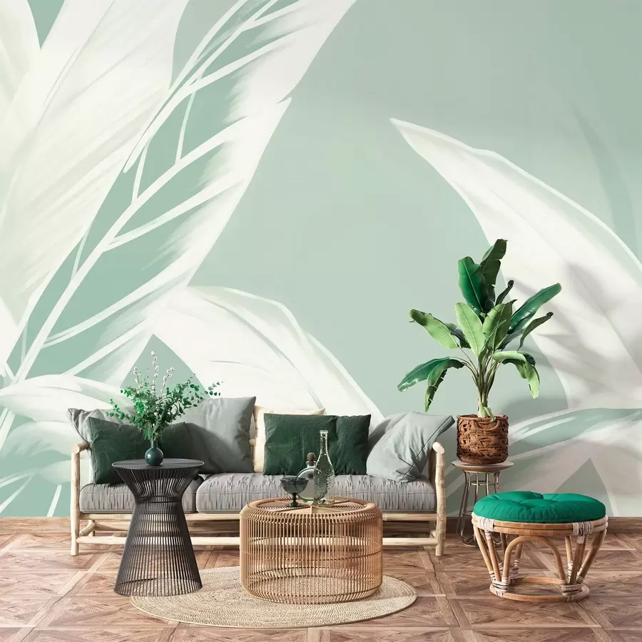 Wall Mural Photo Wallpaper Long banana leaves w05681