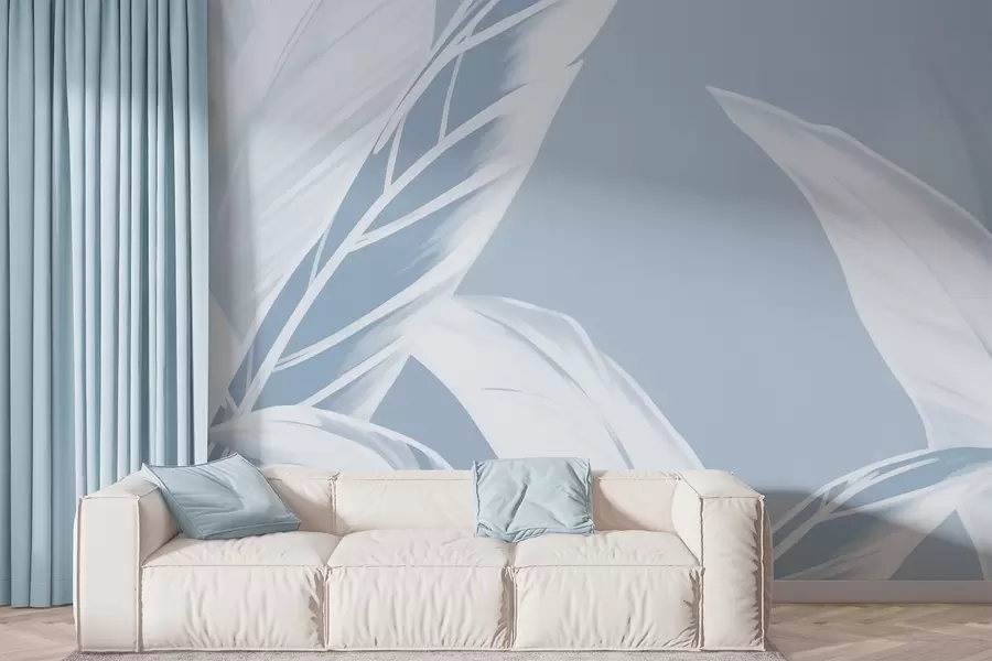 wall murals Long banana leaves w05681v1