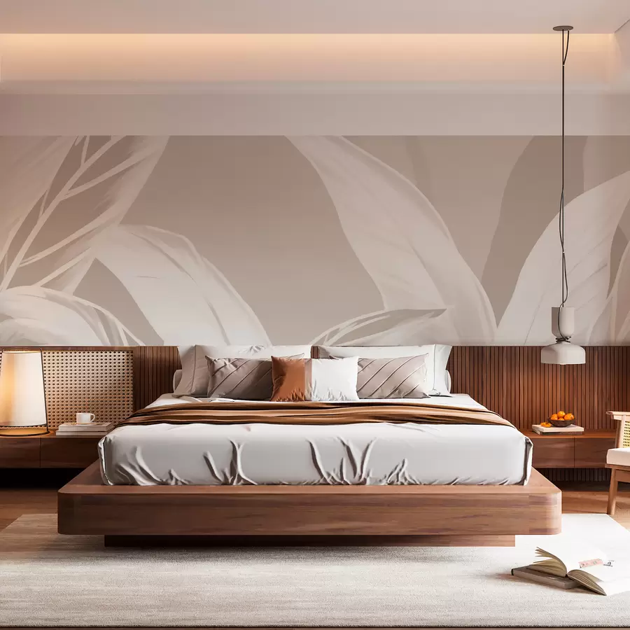 Wall Mural Photo Wallpaper Long banana leaves w05681v2