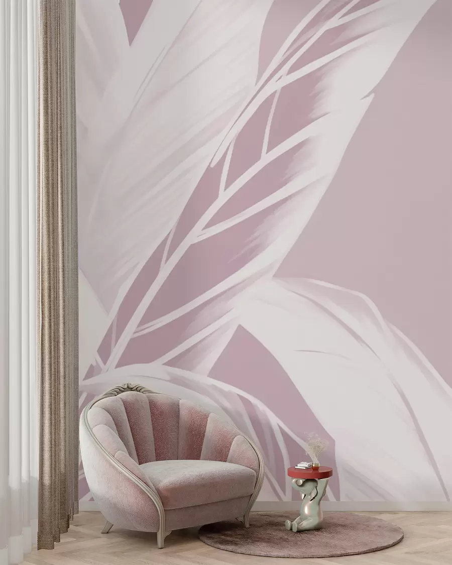 wall murals Long banana leaves w05681v3