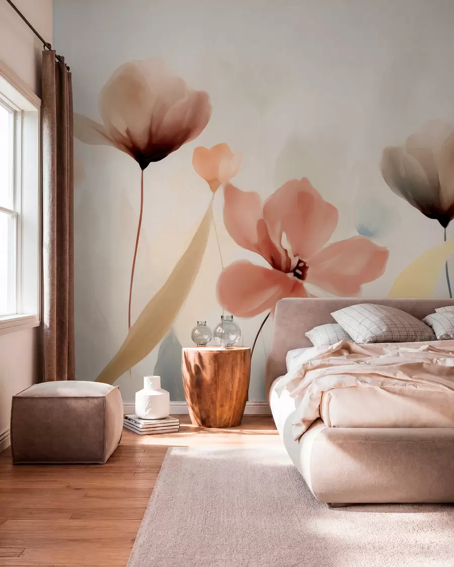 wall murals Wildflowers w05684