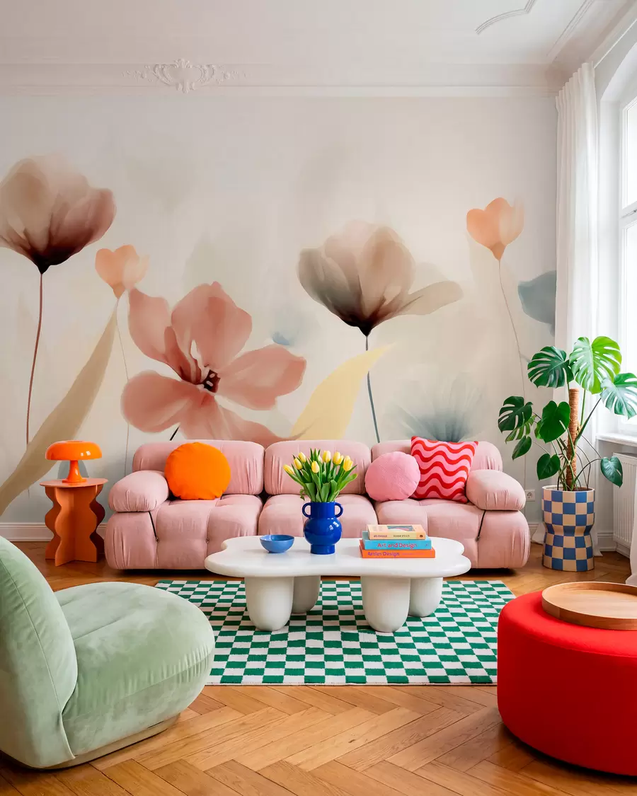 Wall Mural Photo Wallpaper Wildflowers w05684