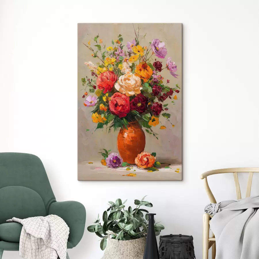 wall murals Flowers in a vase s49527