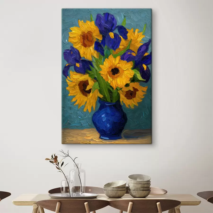 wall murals Flowers in a vase s49534