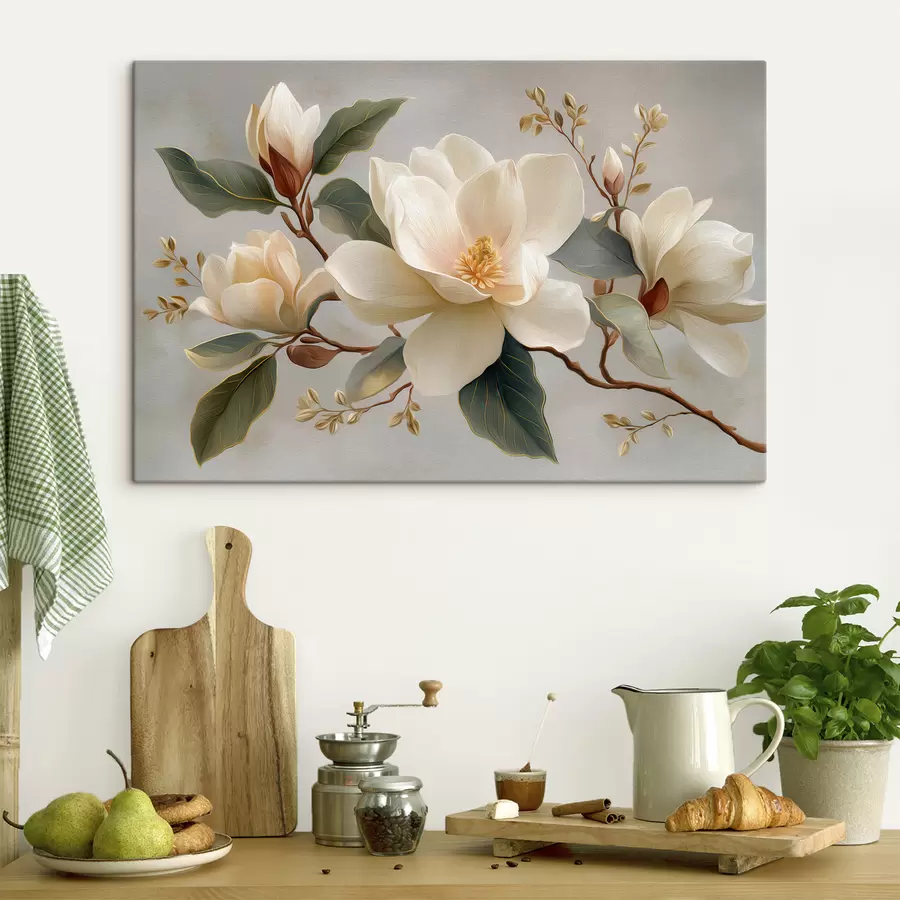 wall murals A branch with flowers s49538