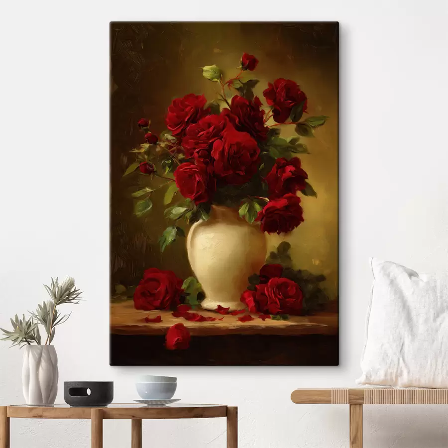 wall murals Flowers in a vase s49545