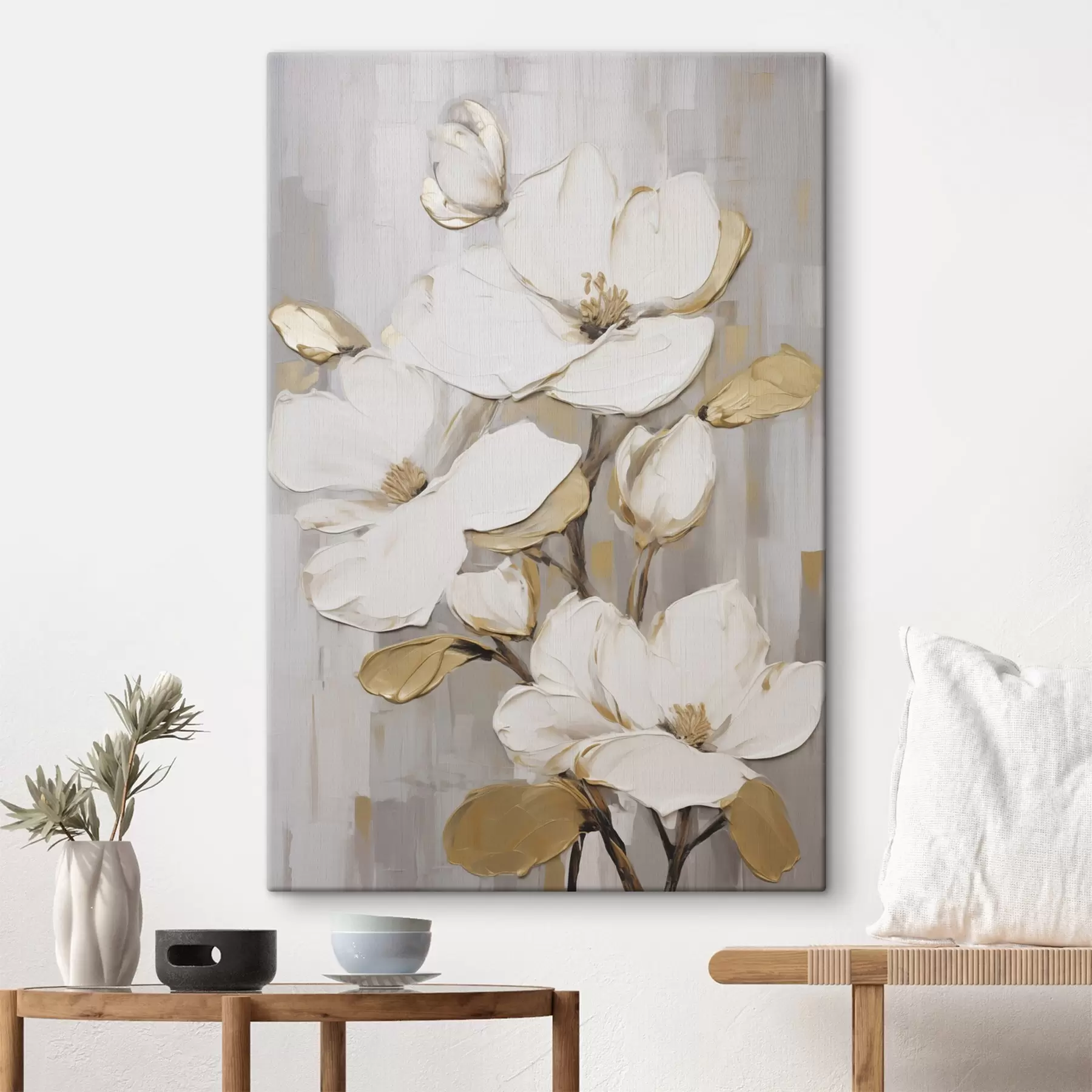 wall murals Flowers imitation of painting s49503