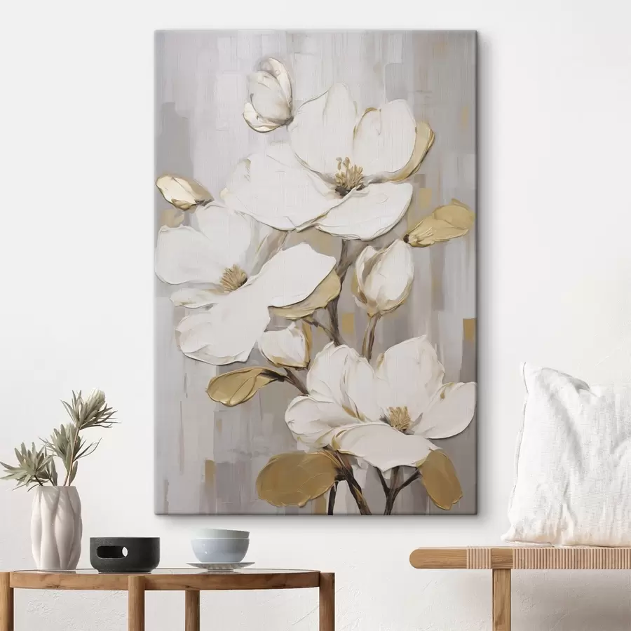 wall murals Flowers imitation of painting s49503