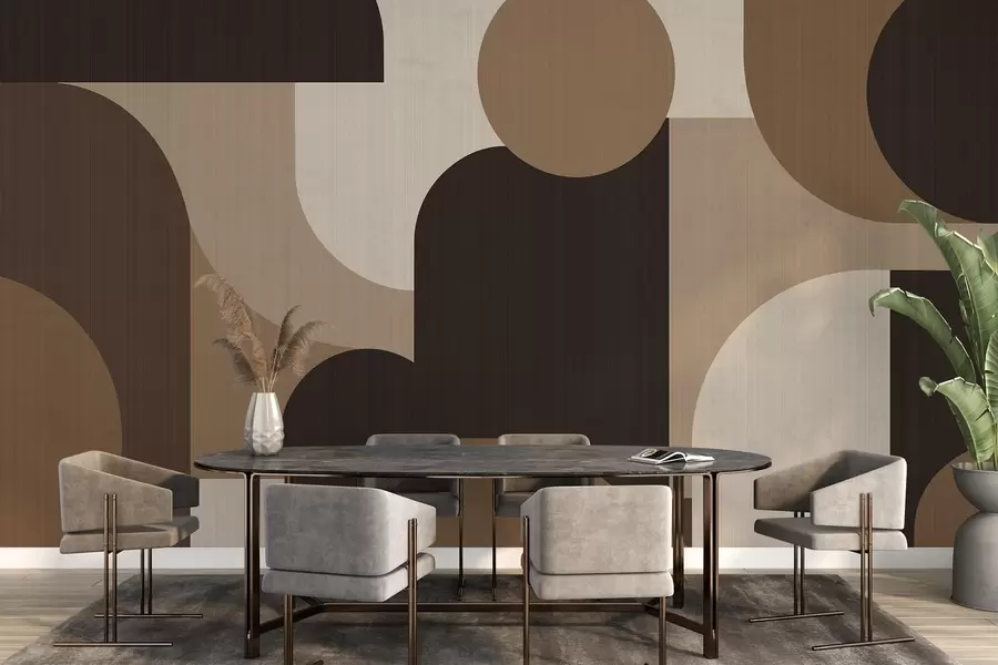 Wall Mural Photo Wallpaper Geometric Arches w05653