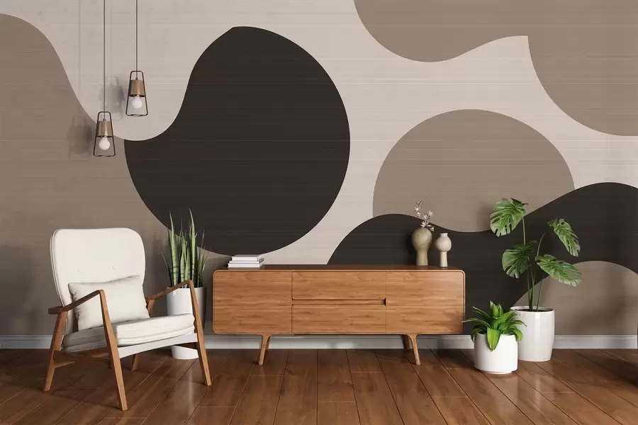 peintures murales Formes organiques w05655