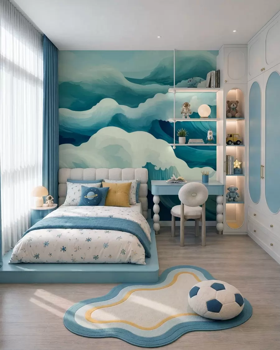 wall murals Marine Currents w05476
