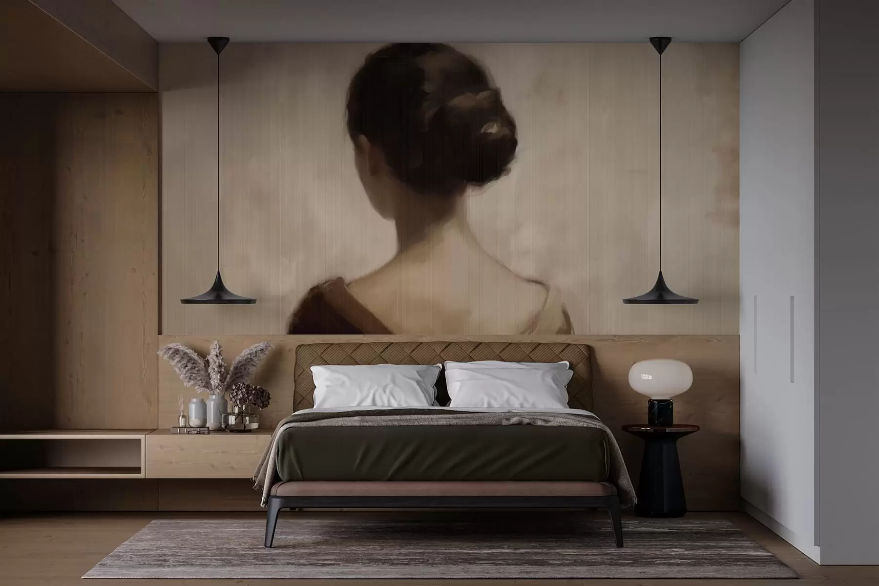 Wall Mural Photo Wallpaper Classical Profile w05556