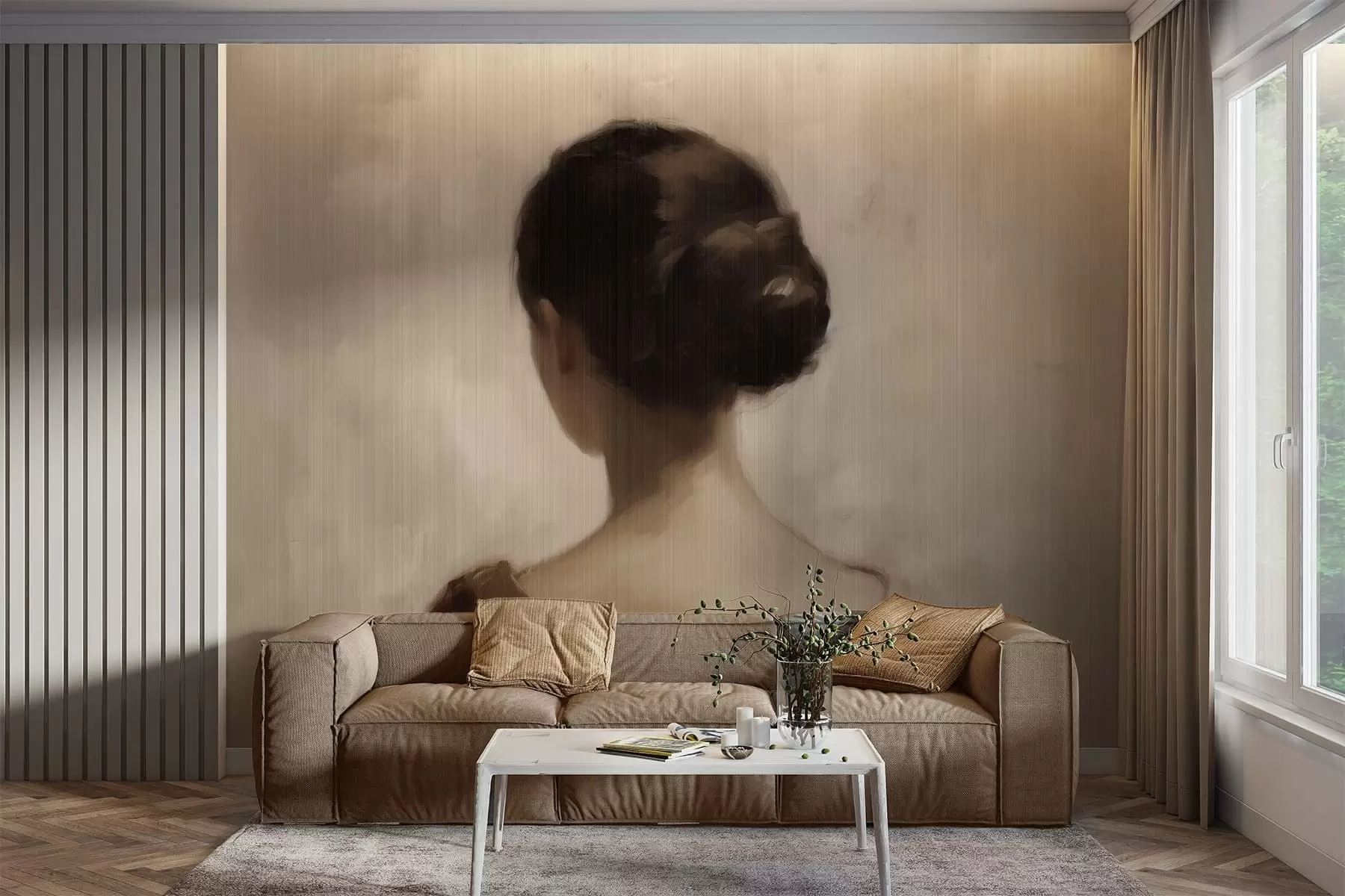 peintures murales Profil classique w05556
