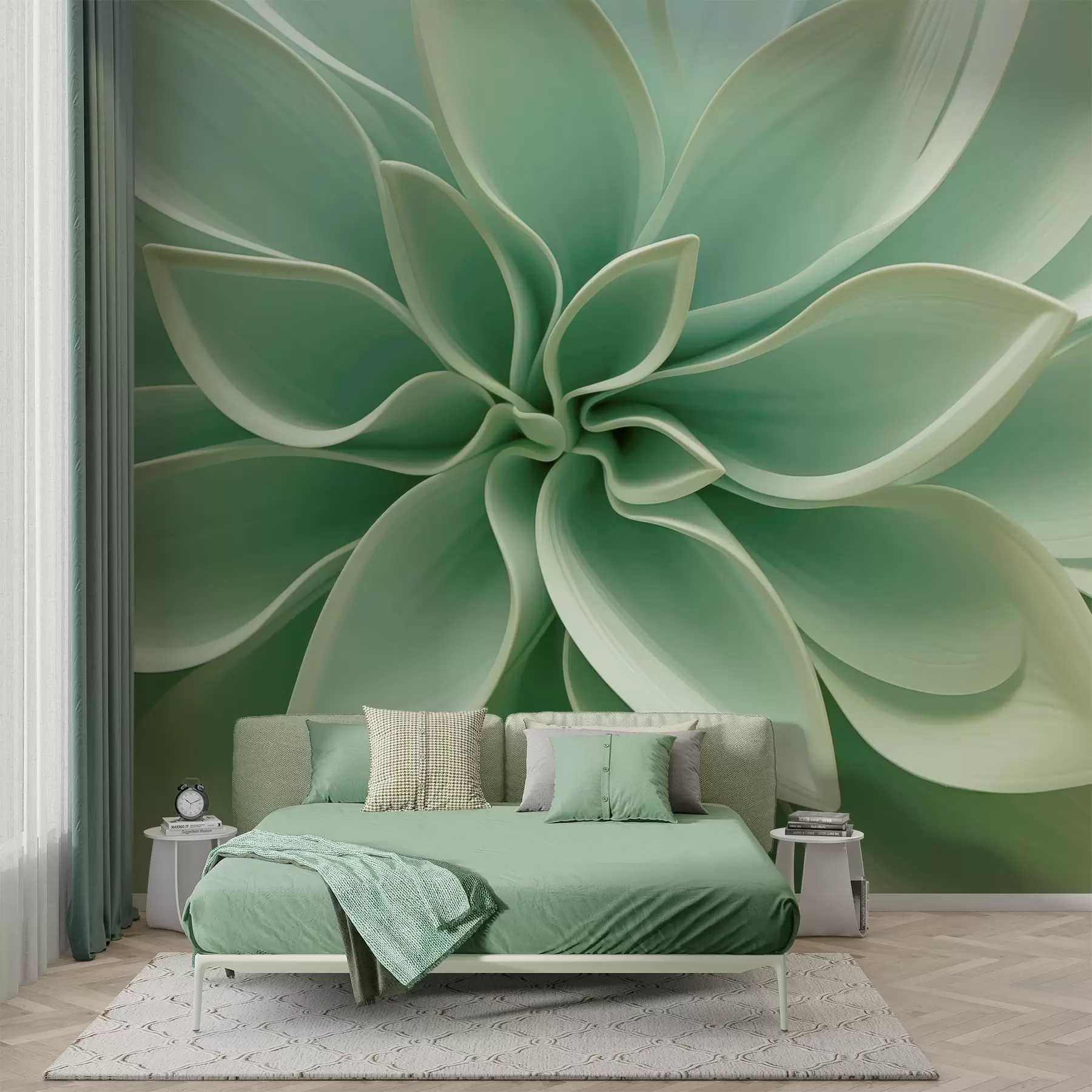 Wall Mural Photo Wallpaper Botanical Geometry w05559