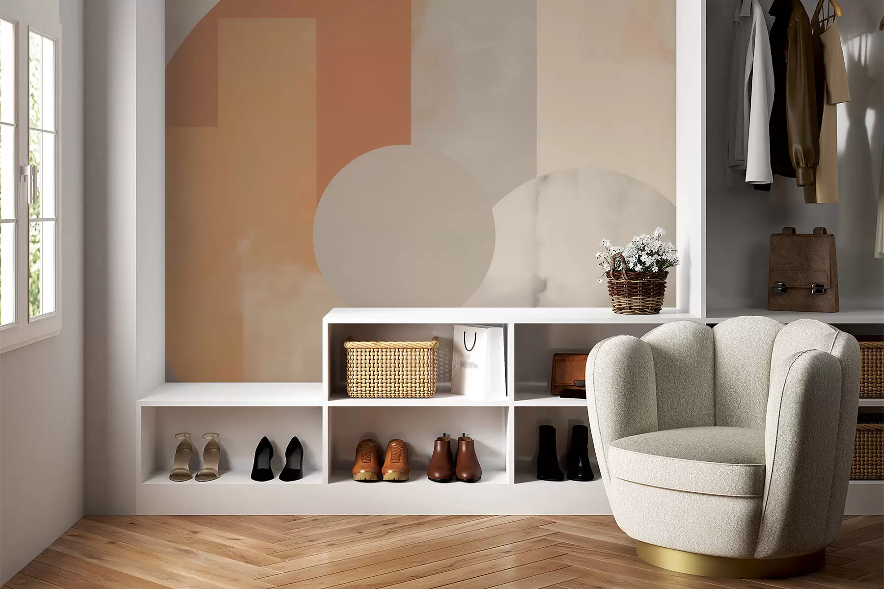 Wall Mural Photo Wallpaper Geometric abstraction w05702