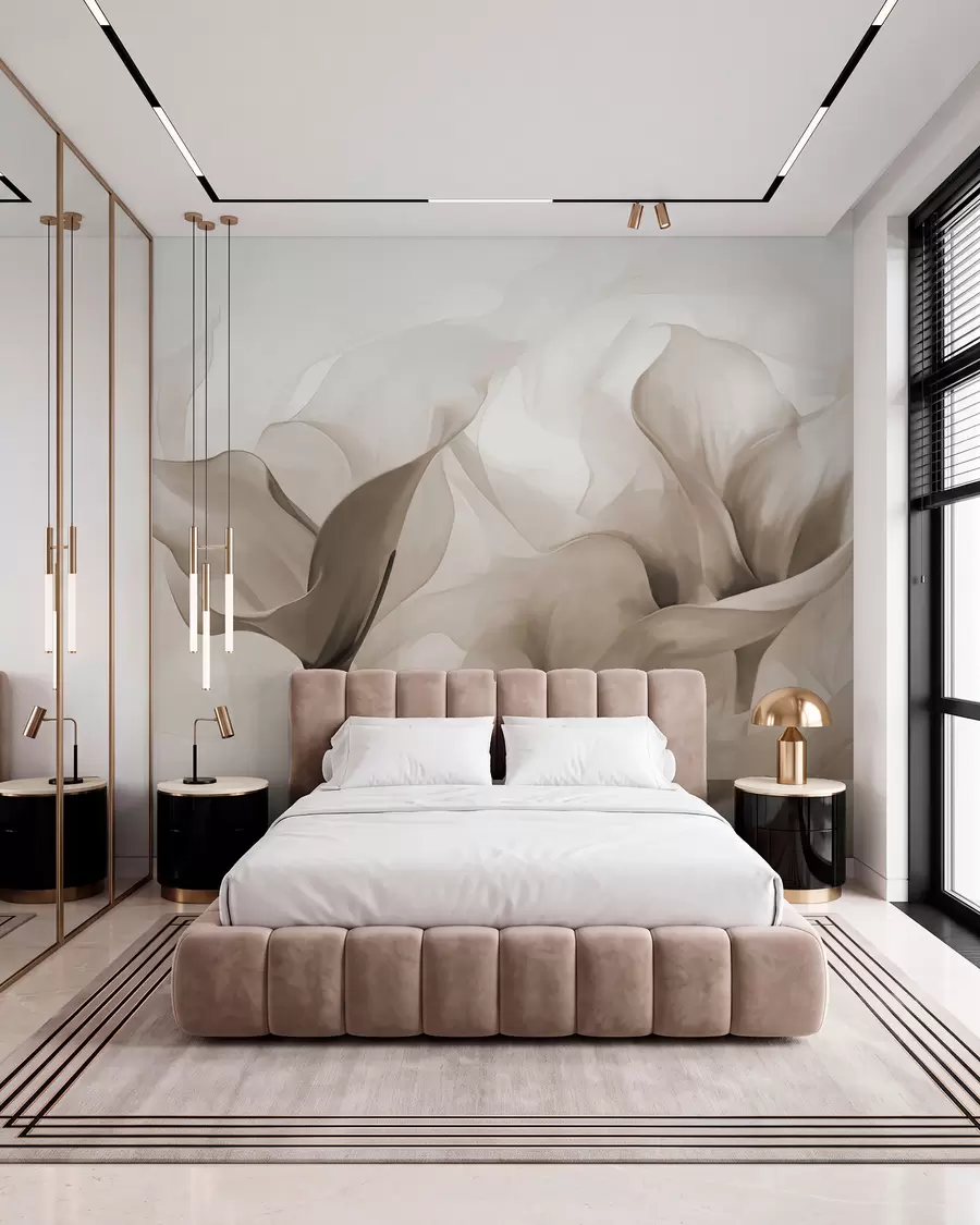 wall murals Fantasy flowers w05086