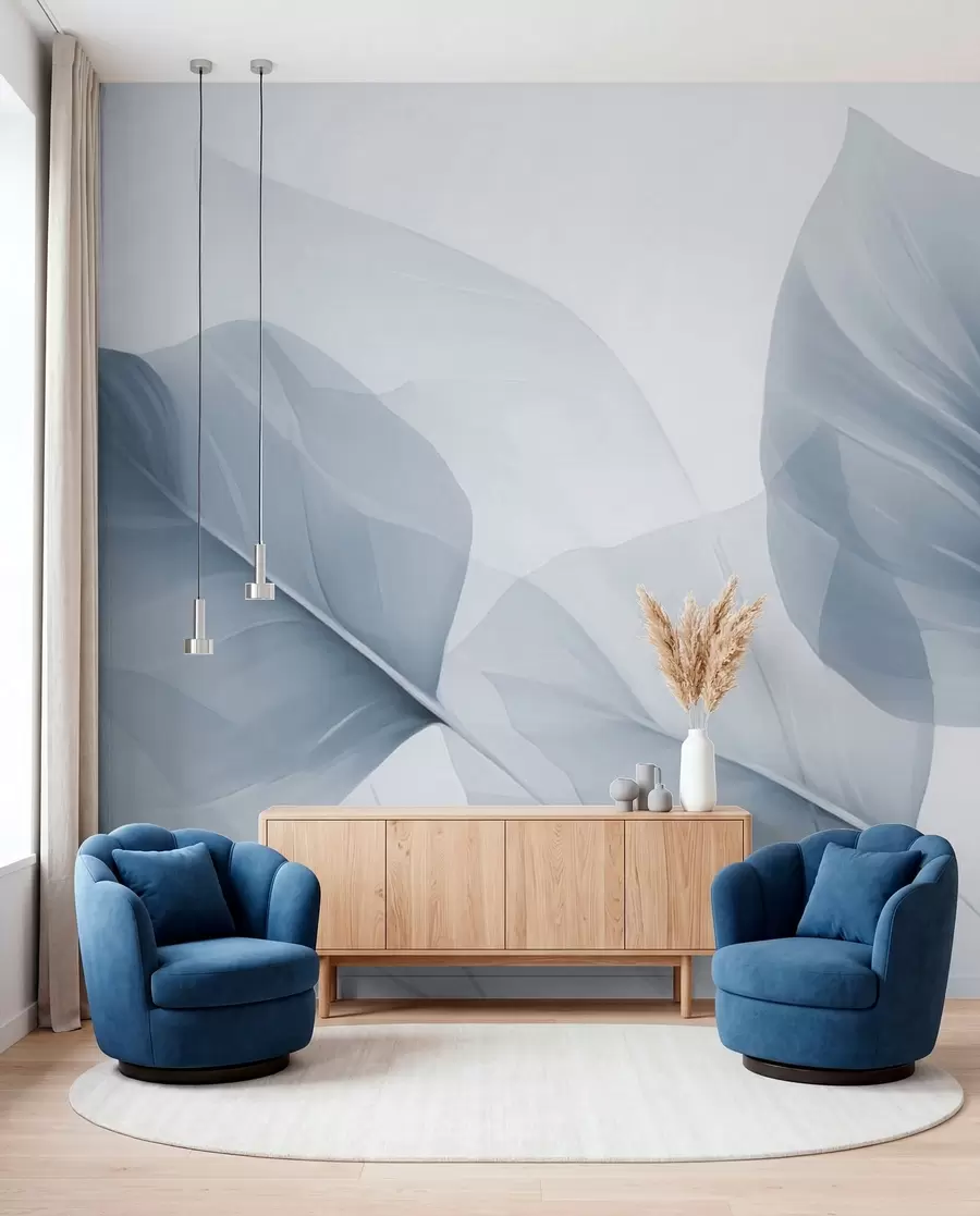 peintures murales Nervures des feuilles w05108v1