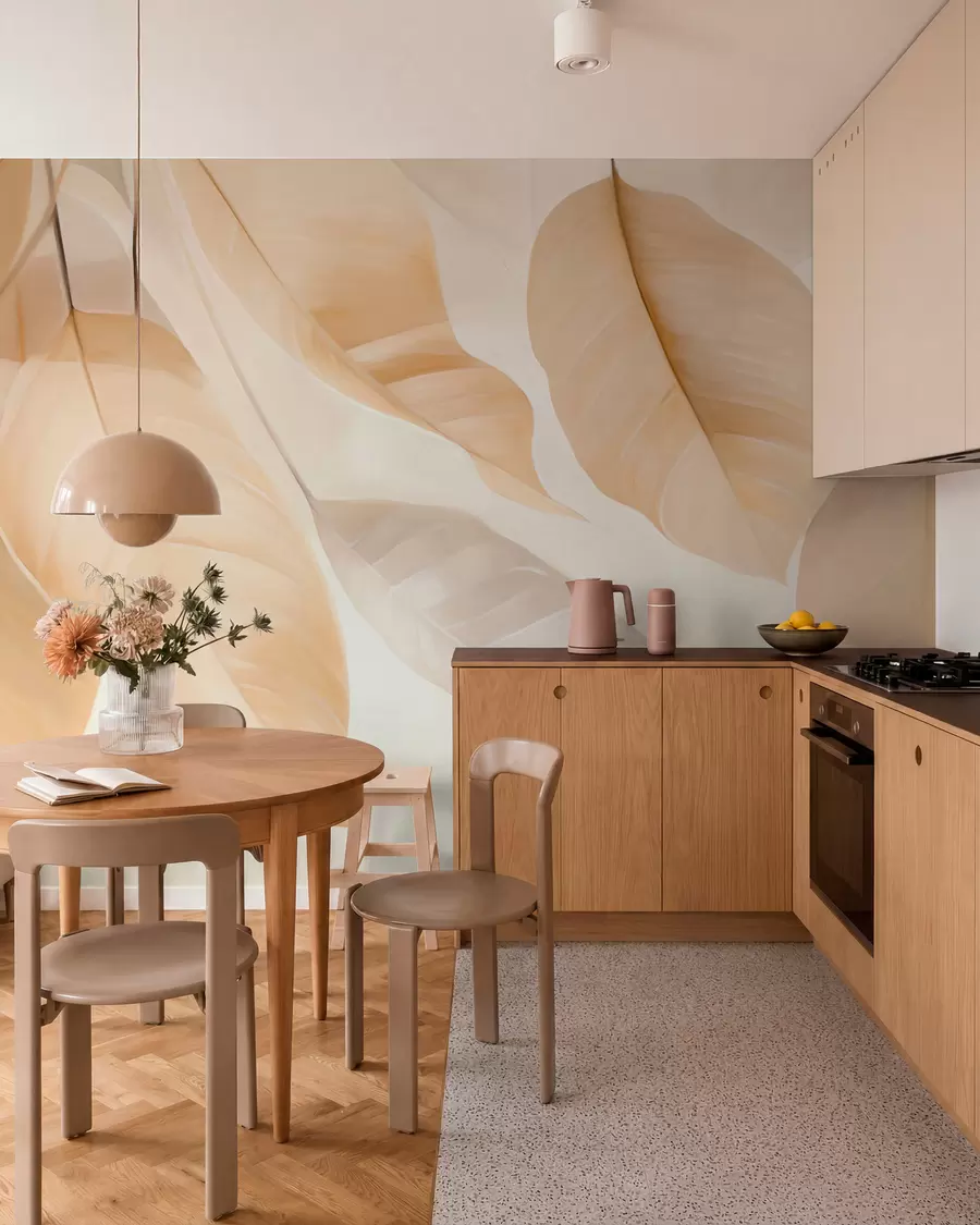 peintures murales Feuilles suspendues w05407