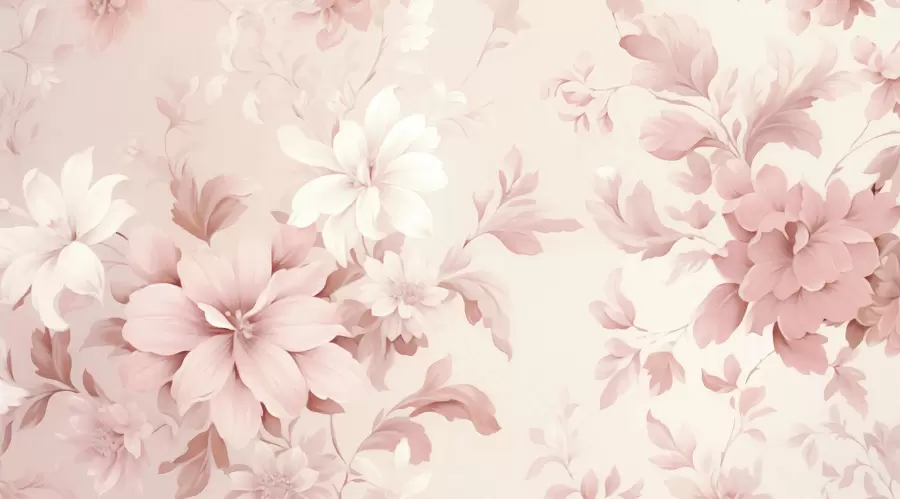 wall murals Classic flowers w05437