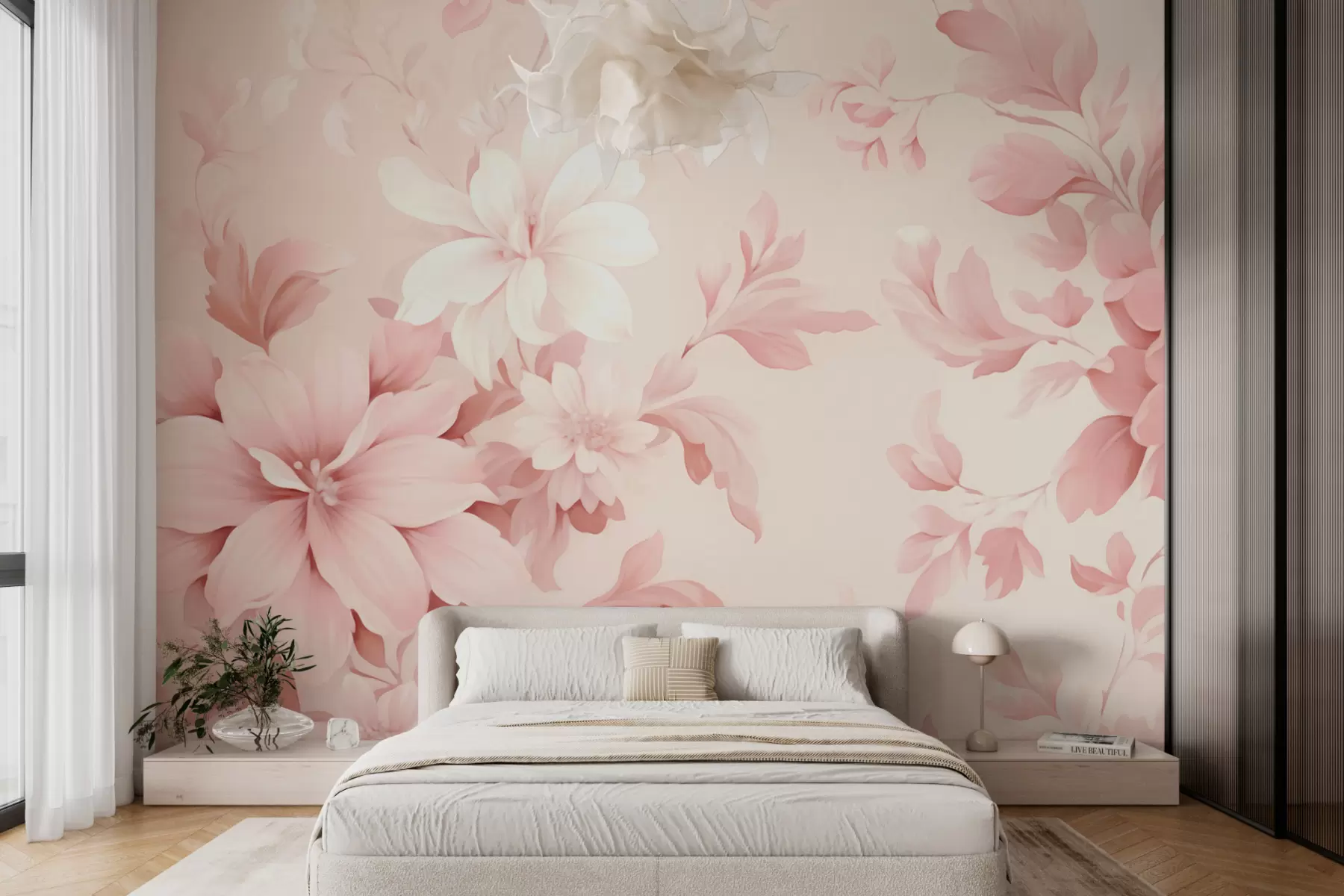 Wall Mural Photo Wallpaper Classic flowers w05437