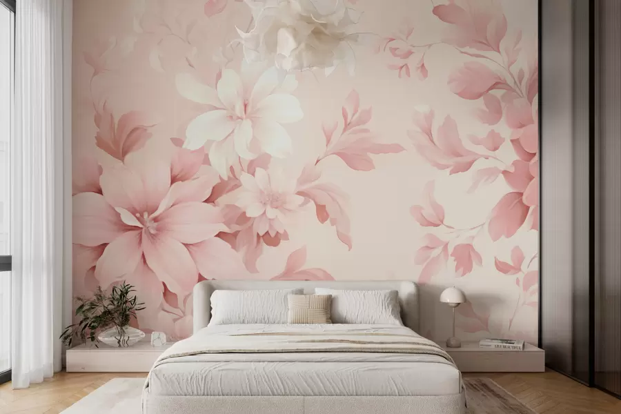 Wall Mural Photo Wallpaper Classic flowers w05437