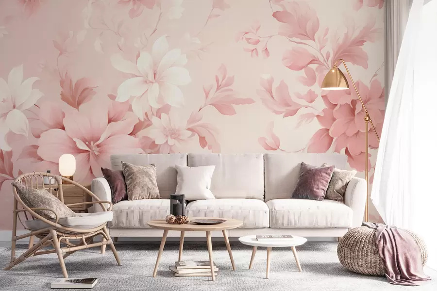 peintures murales Fleurs classiques w05437