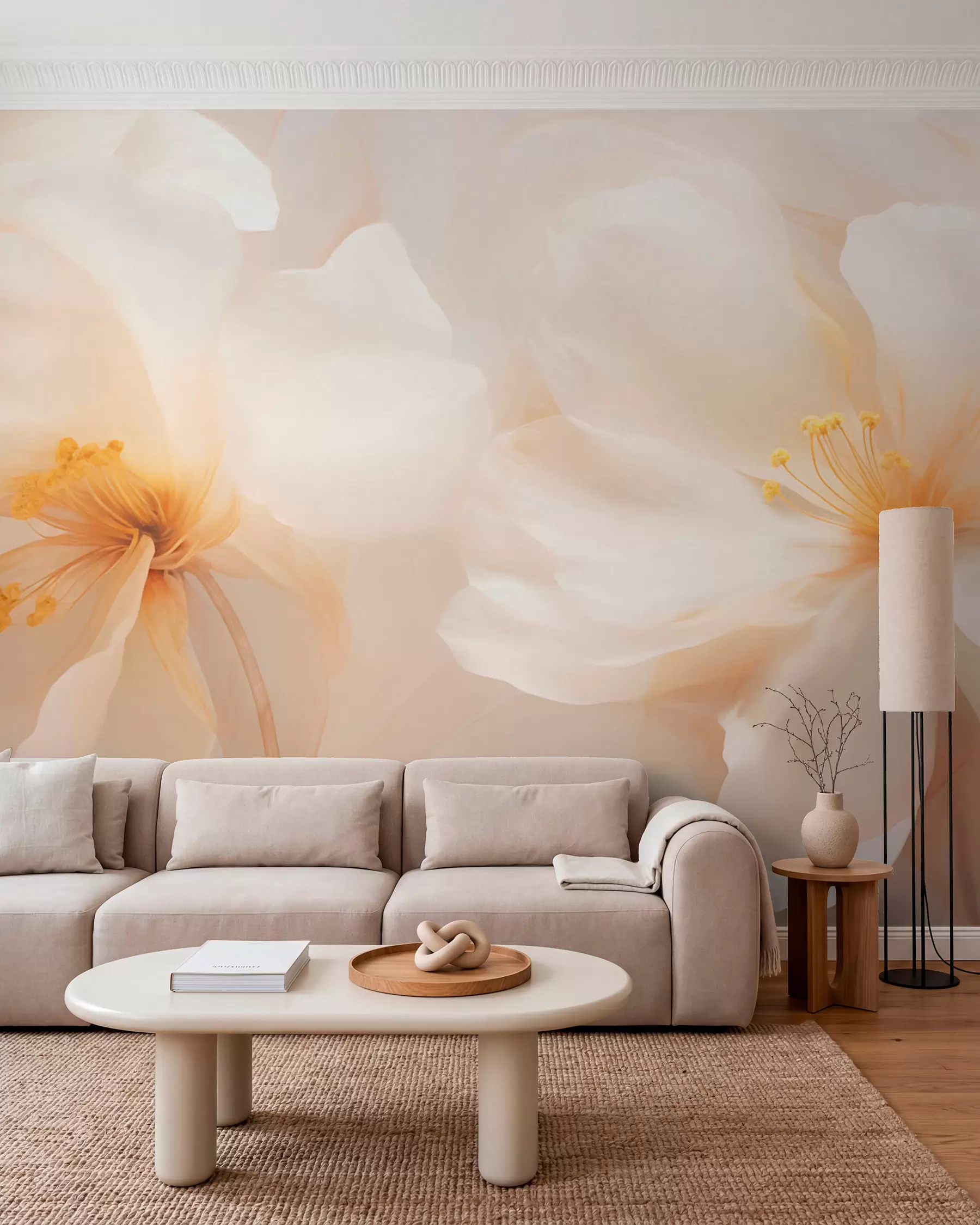 Wall Mural Photo Wallpaper Large flowers w05615