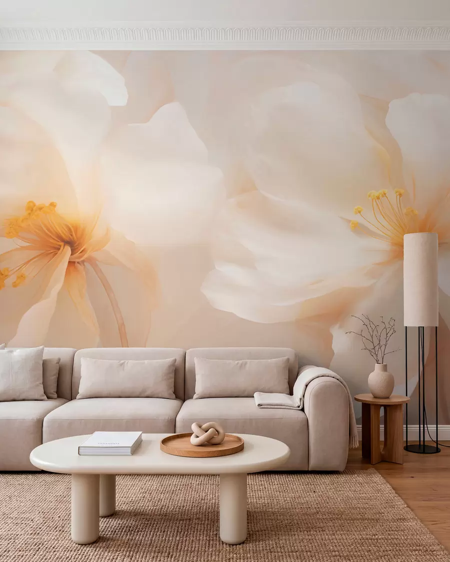 wall murals Large flowers w05615