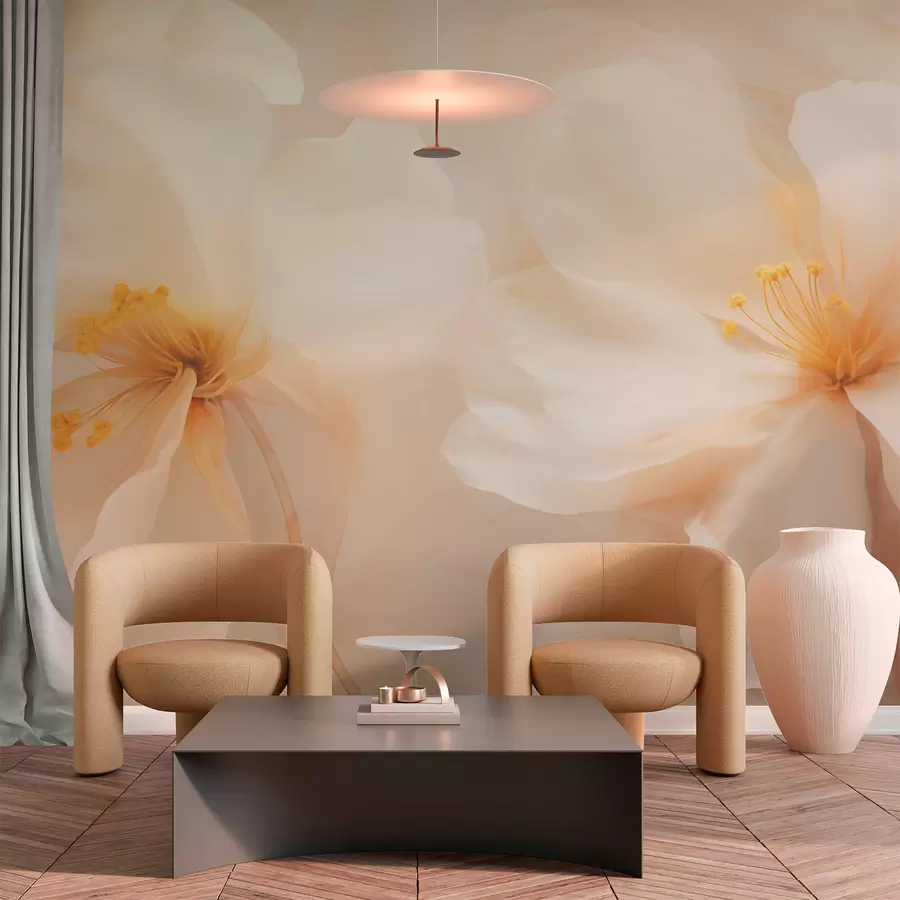 Wall Mural Photo Wallpaper Large flowers w05615