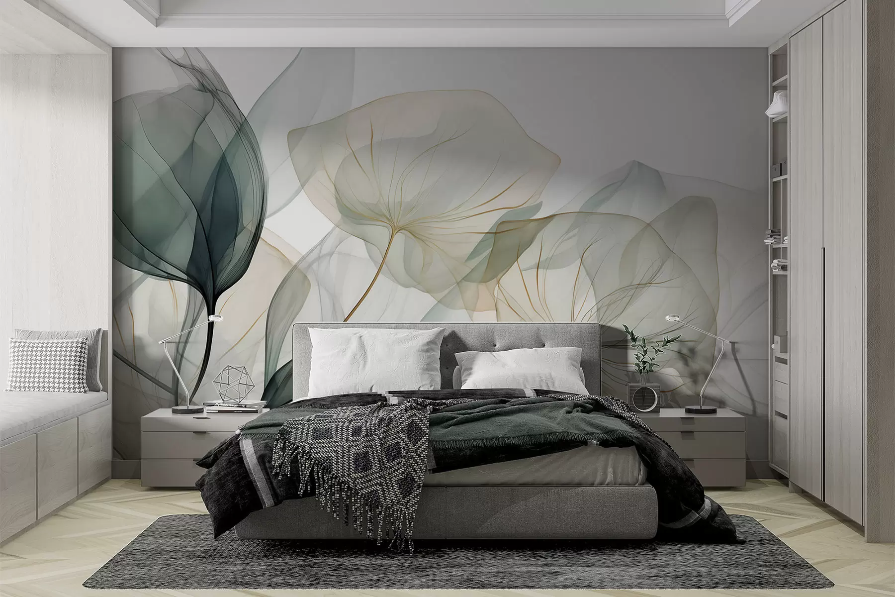 wall murals Abstract vegetation w05708