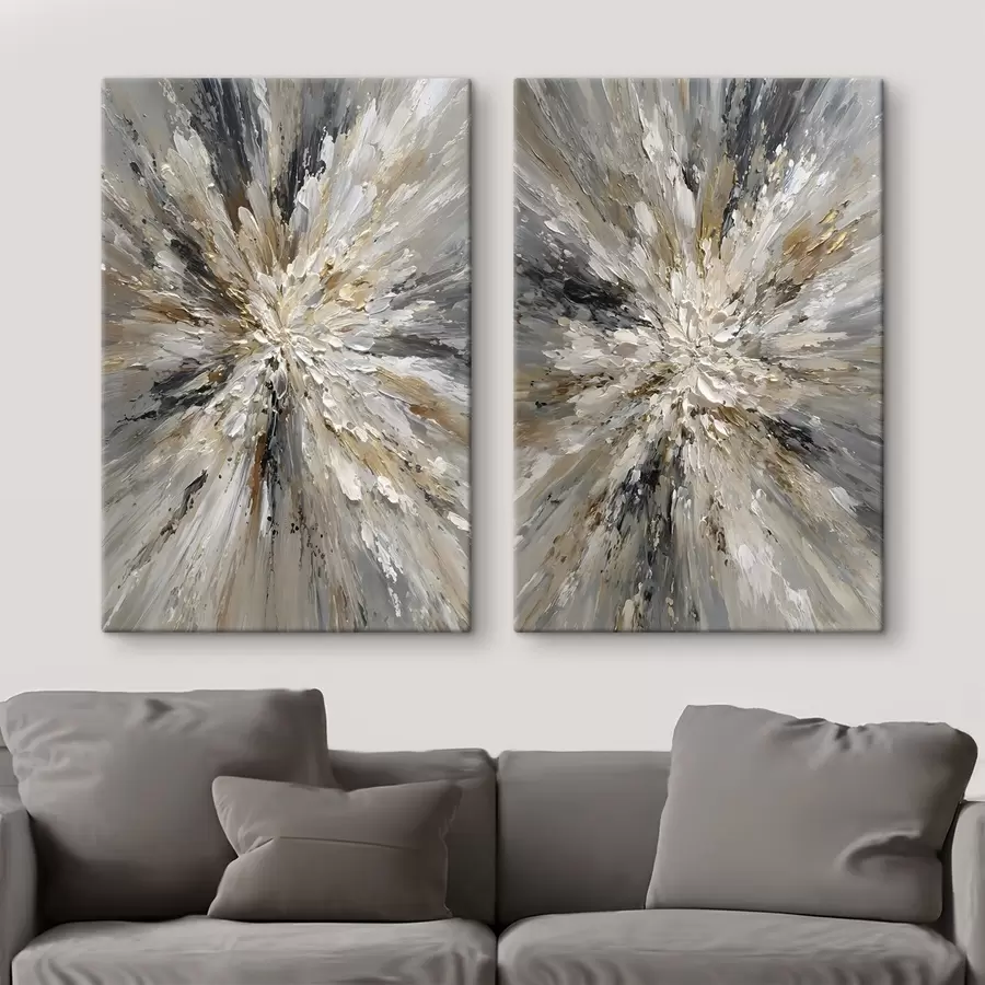 Wall Mural Photo Wallpaper an explosion of colours in the style of oil painting m30619