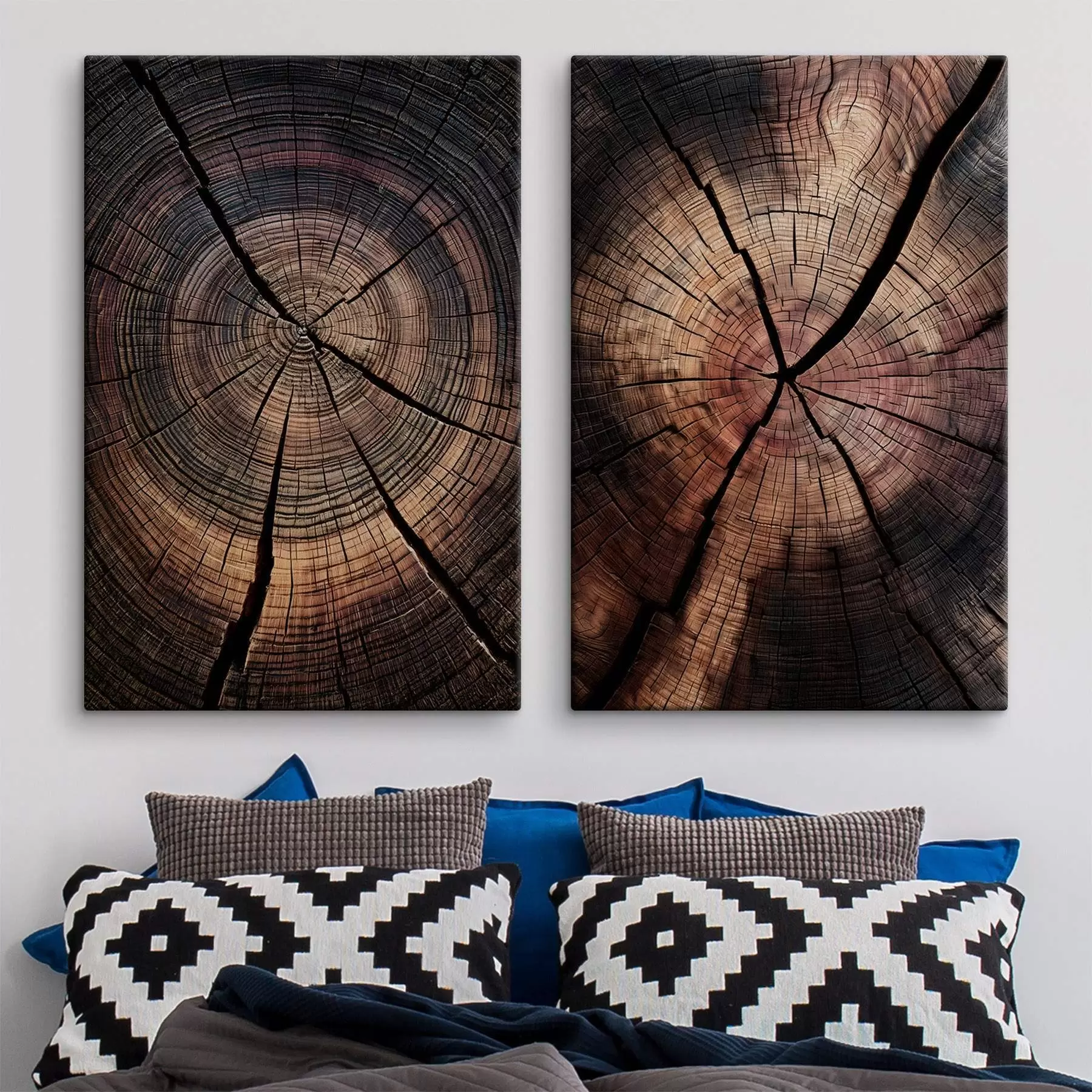wall murals a cut-away view of red wood m30621