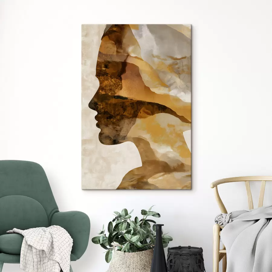 wall murals A female silhouette s49608