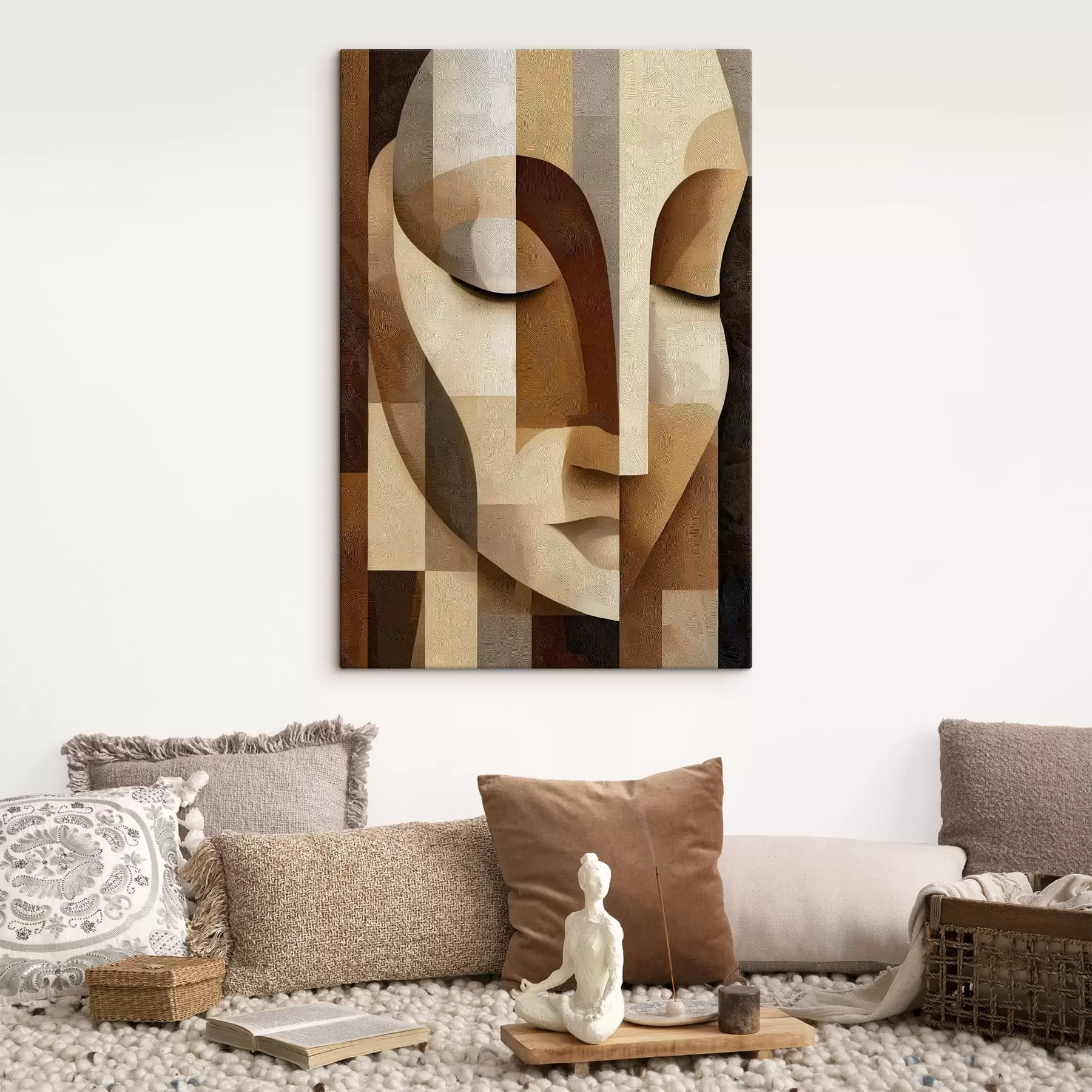 wall murals A geometric portrait s49611
