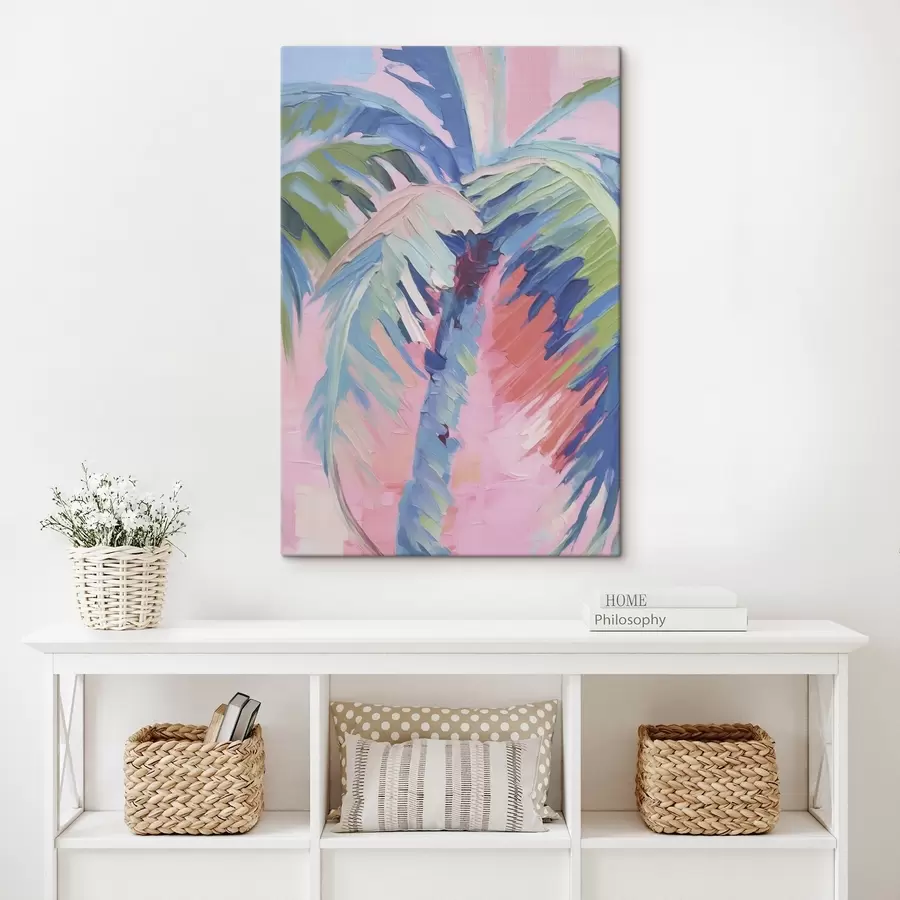wall murals Palm tree imitation painting s49593