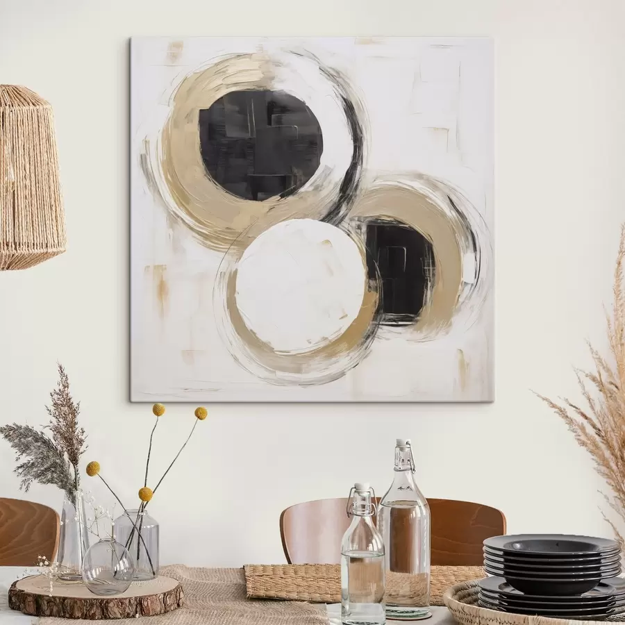 wall murals Abstraction imitation of painting s49604