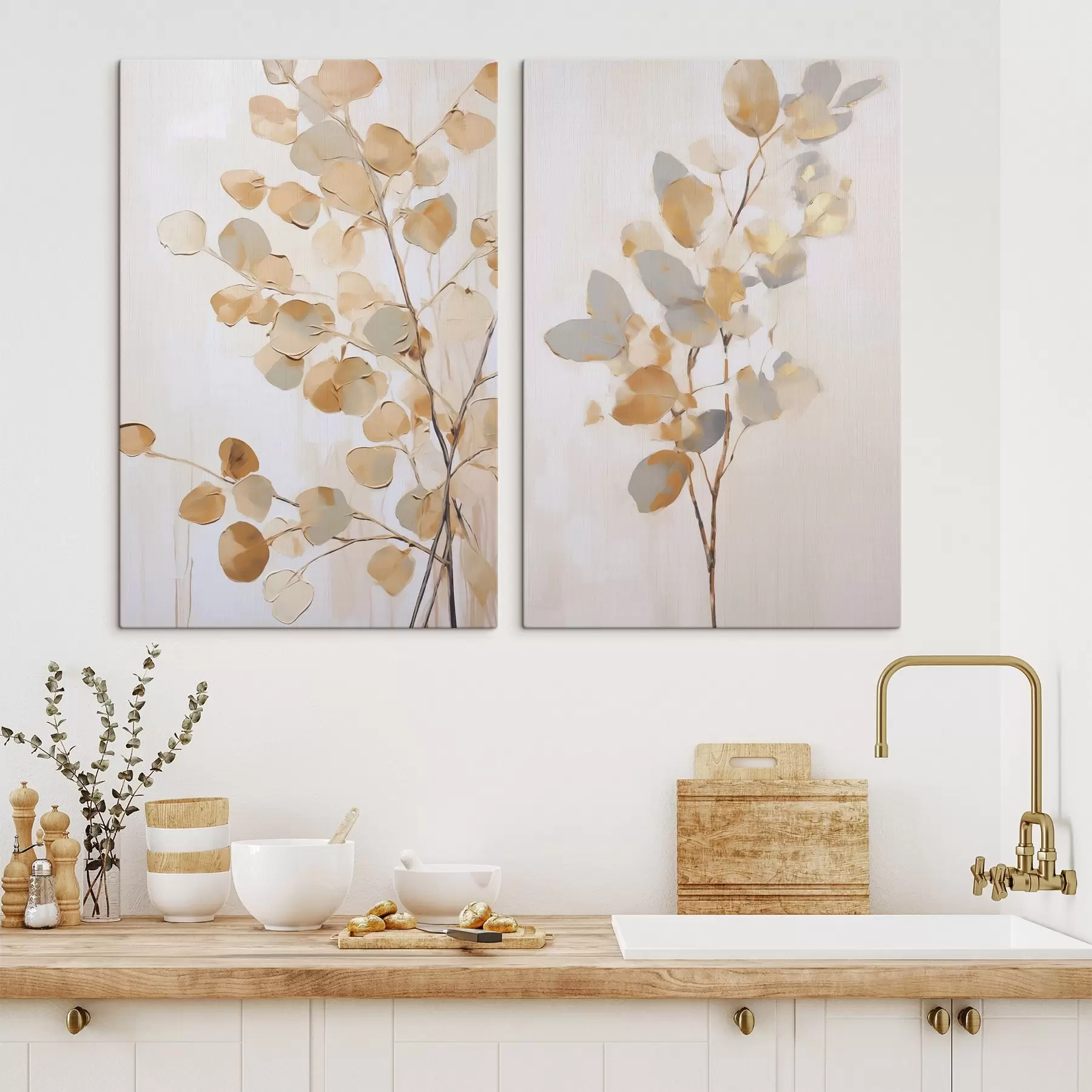 wall murals Abstract branch imitation of painting m30615