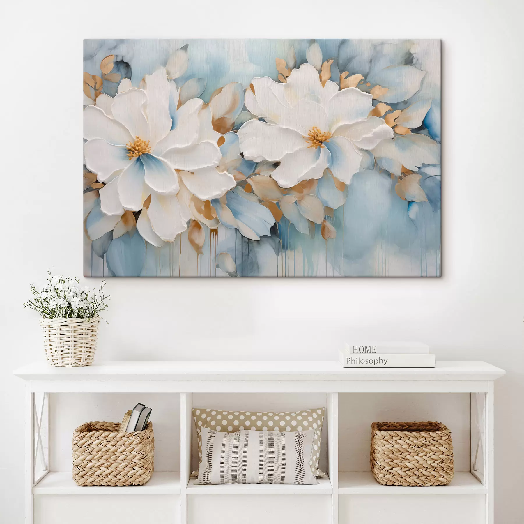 wall murals Abstract flowers s49418