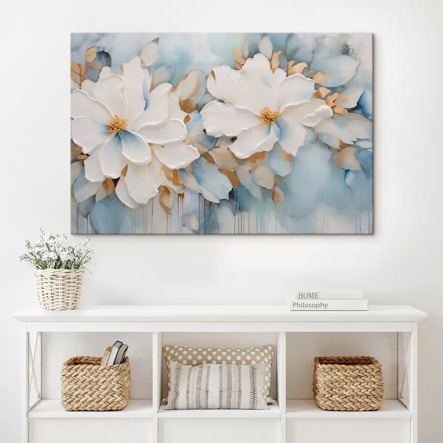 wall murals Abstract flowers s49418