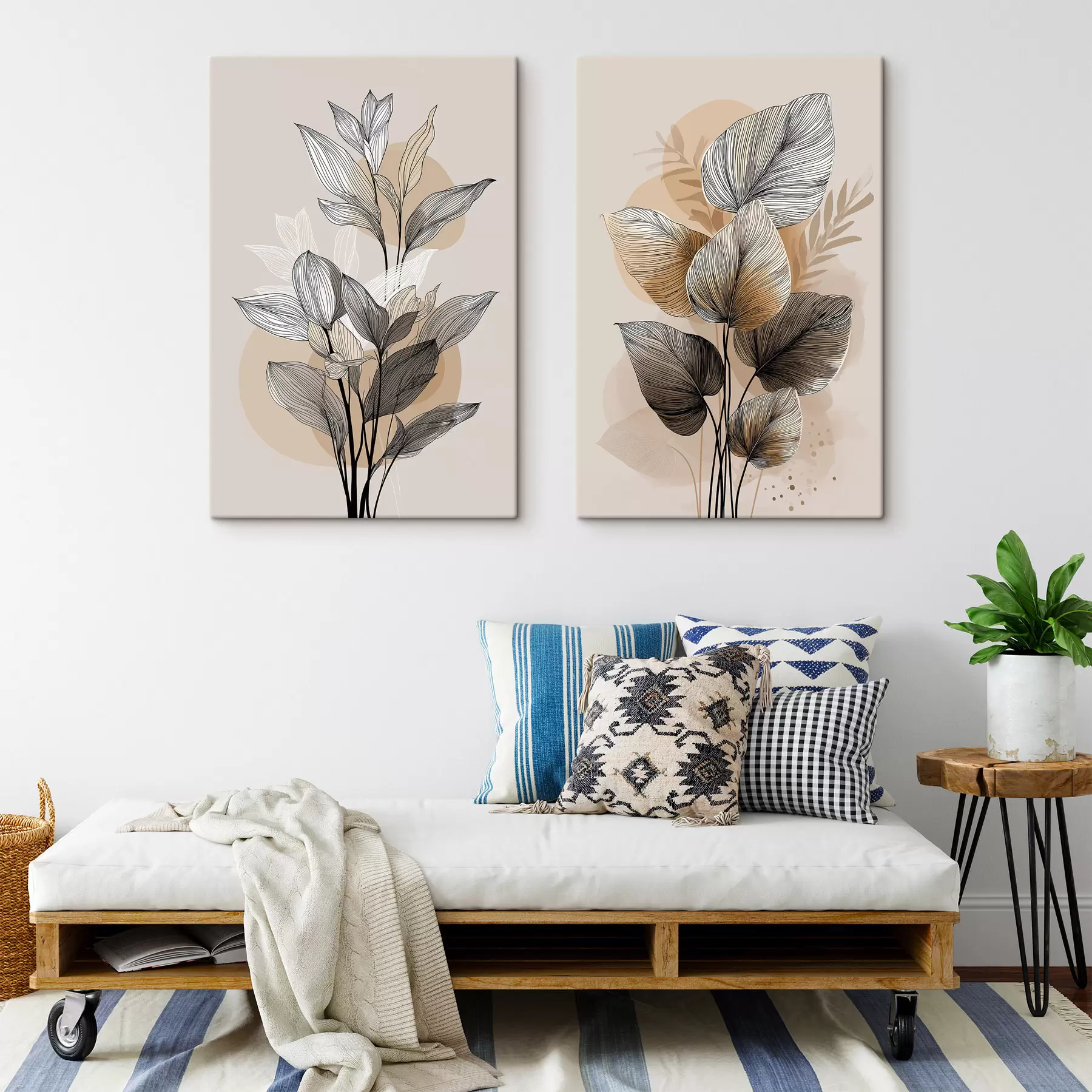 murales Hojas tropicales m30639